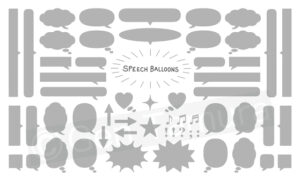 Icons set of speech balloons - iStock (Getty Images) - comic, cartoon, manga, message