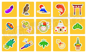 年賀状 素材 ストックイラスト Shutterstock イラスト : タムラゲン（田村元）