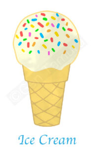 Icon of an ice cream - Adobe Stock - illustration