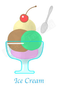 Icon of an ice cream - Adobe Stock - illustration