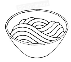 うどん　イラスト　アイコン　ロゴ　ストックイラスト　讃岐うどん　さぬきうどん　香川県